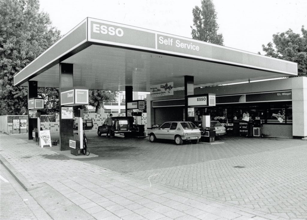 Benzinestation in Leeuwarden